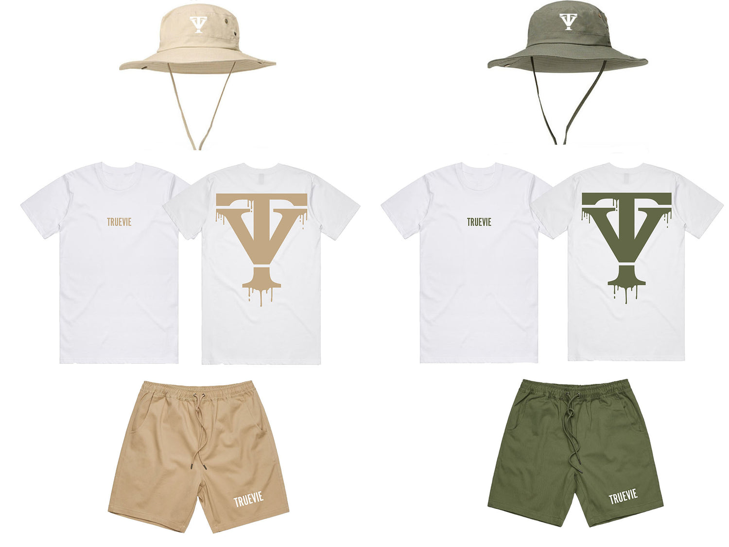 Khaki & Creams