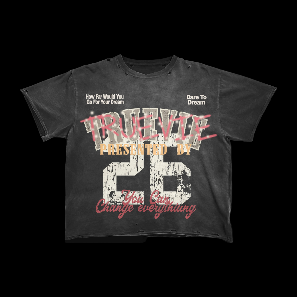 Dream Changer Tee - Washed Black