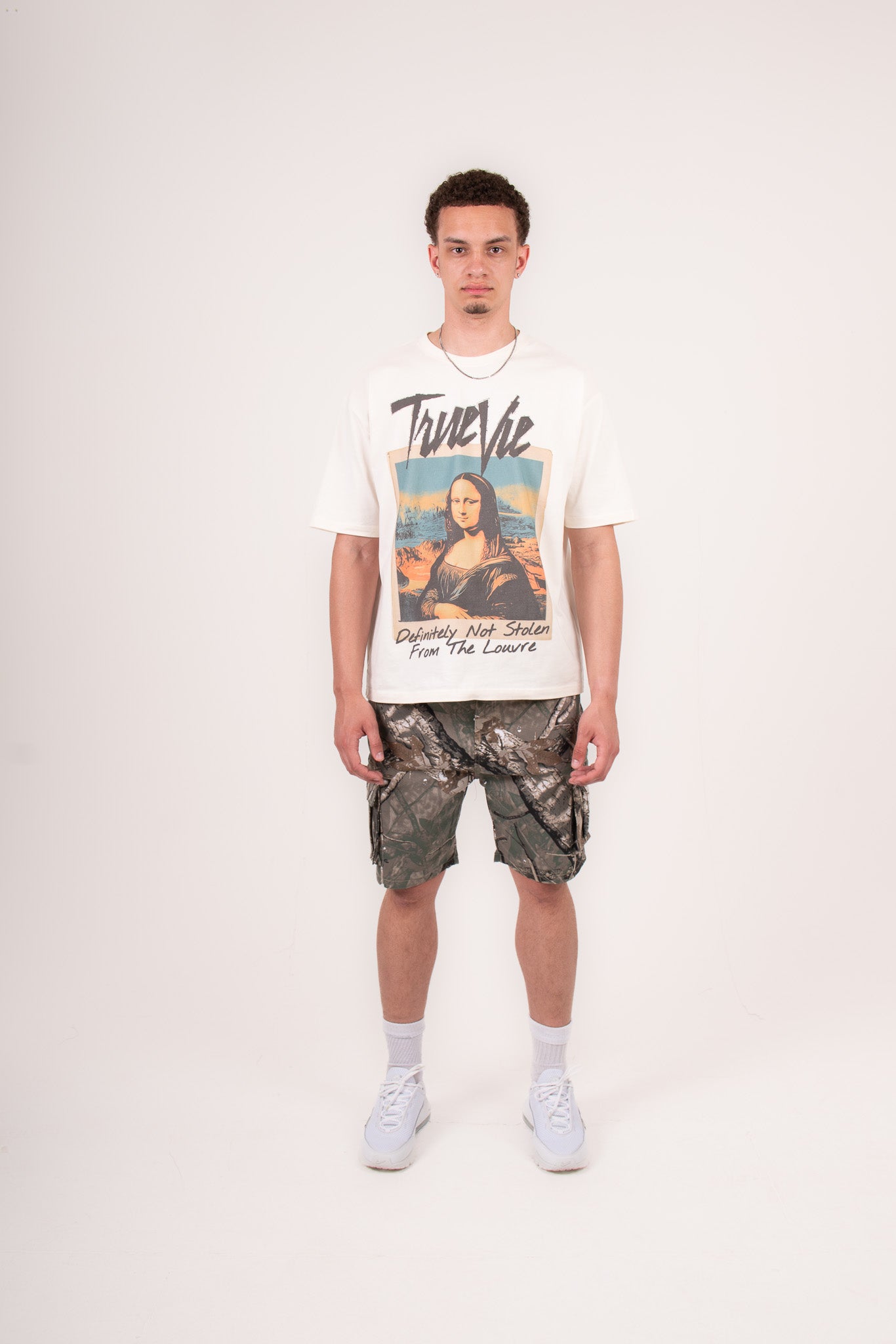 Camo Distressed Shorts