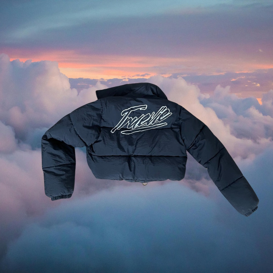 TrueVie Cropped Bomber Jacket
