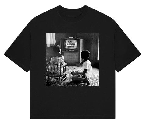 Black Brainwashed Gen Tee