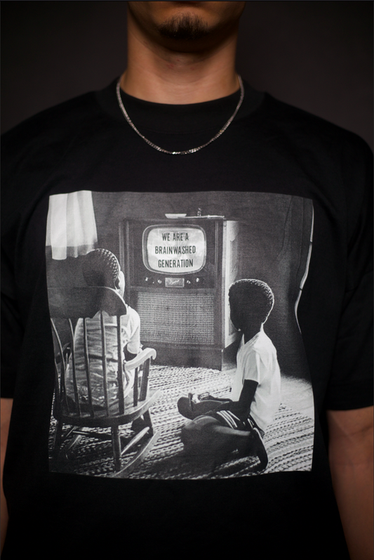 Black Brainwashed Gen Tee