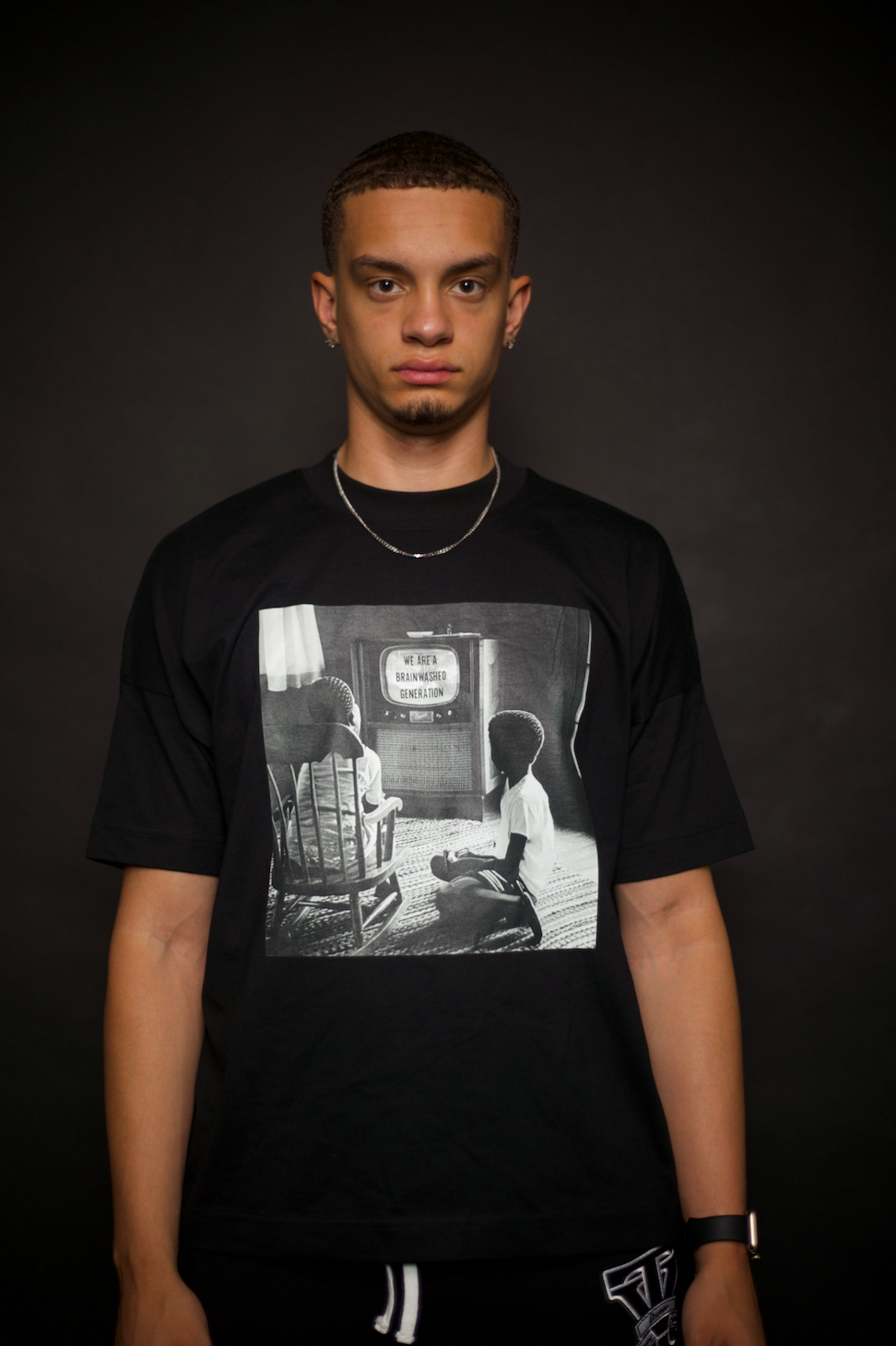 Black Brainwashed Gen Tee