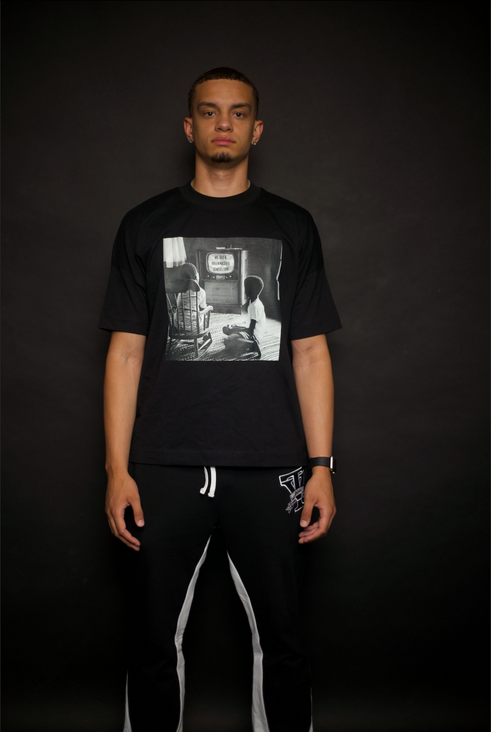 Black Brainwashed Gen Tee