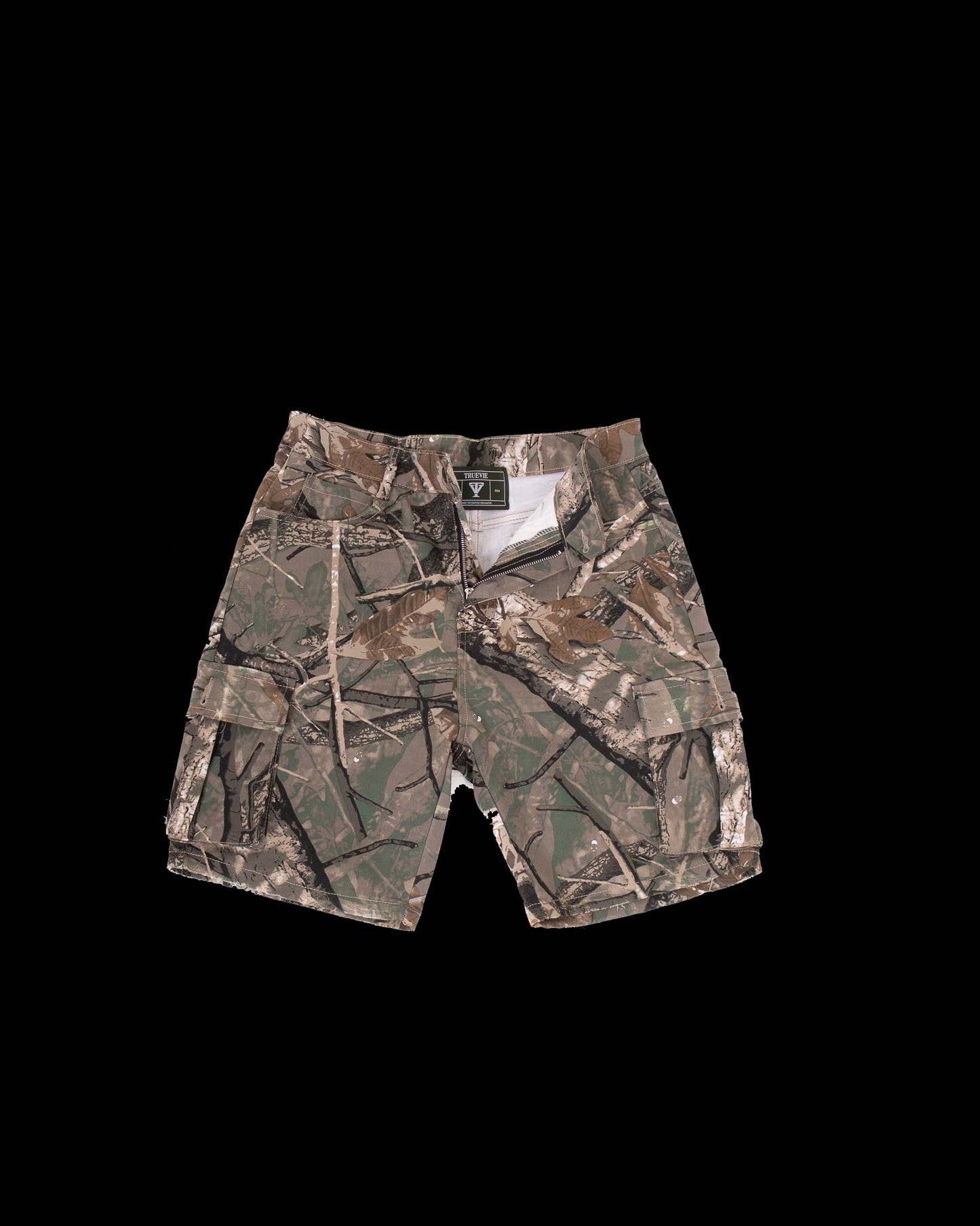 Camo Distressed Shorts