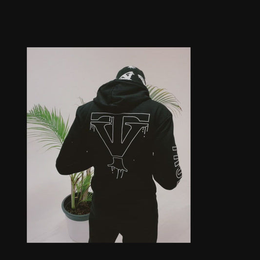 TrueVie Black Drip Hoodie