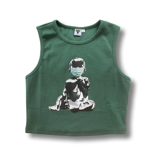 Baby ICON Crop Top Green