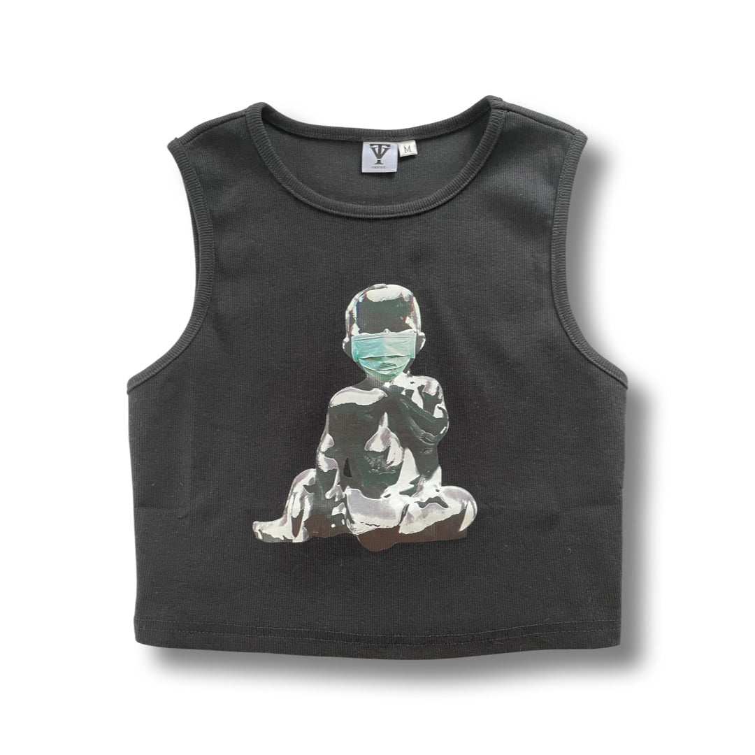 Baby ICON Crop Top Black