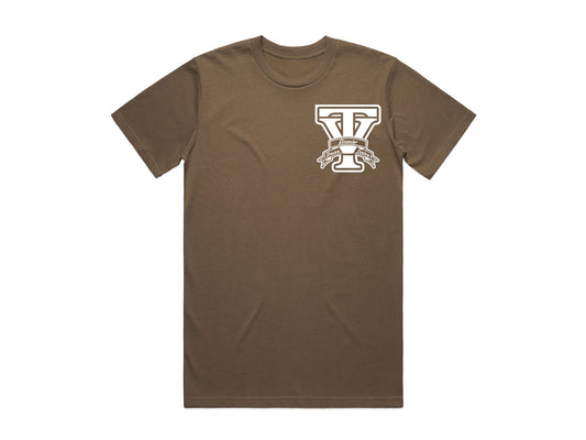 TrueVie Brown Club Tee