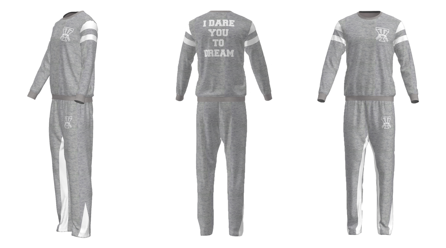 Grey Club Flared Bottoms