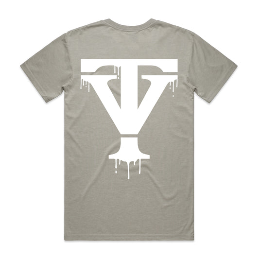 Light Grey Drip T-Shirt