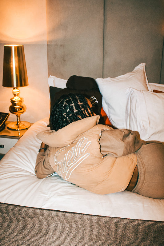 Cream Cropped Puffer Gilet